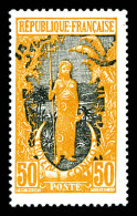 ** N°98a, 50c Jaune-foncé Et Noir: Sans Surcharge. TTB (signé Brun)  Qualité: **  Cote: 350 Euros - Unused Stamps