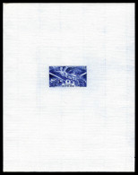 (*) N°13/19, Série Tchad Au Rhin En 7 épreuves D'Artiste En Bleu Outremer Sur Papier Filigrané (17x 21,5 Cm), Tirage 30  - Unused Stamps