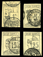 O N°6/9, Série Complète, Les 4 Valeurs SUP (signés Calves/certificat)  Qualité: Oblitéré  Cote: 800 Euros - Used Stamps