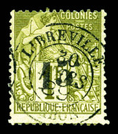 O N°7, 15 Sur 1F Olive, Oblitération Cachet à Date Centrale, SUP (signé Calves/certificat)  Qualité: Oblitéré  Cote: 140 - Used Stamps