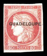 * N°13, 80c Rose. SUP (signé Brun/certificat)  Qualité: *  Cote: 1300 Euros - Unused Stamps