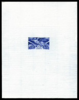 (*) N°6/12, Série Tchad Au Rhin En 7 épreuves D'Artiste En Bleu Outremer Sur Papier Filigrané (17x 21,5 Cm), R.R.R (cert - Aéreo