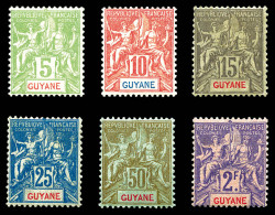 * N°43/48, Série De 1900, Les 6 Val TB  Qualité: *  Cote: 445 Euros - Unused Stamps