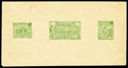 (*) 49 + 55 + 63, épreuve Collective Des 3 Poinçons Sans Faciale En Vert, Tamanoir, Chercheur D'or, Palmiers. (Maury).   - Unused Stamps