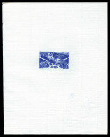 (*) N°28/34, Série Tchad Au Rhin: Ensemble De 7 épreuves D'Artiste En Bleu Outremer Sur Papier Filigrané (17x 21,5 Cm),  - Ungebraucht