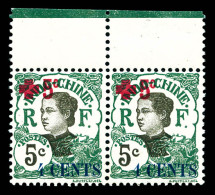 ** N°69aa, 4 Fermé Tenant à Normal En Paire Bdf. TTB (certificat)  Qualité: **  Cote: 563 Euros - Unused Stamps