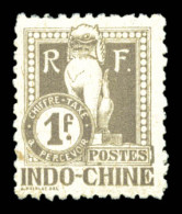 ** Taxe N°15a, 1f Gris, Dentelé 11. TTB  Qualité: **  Cote: 360 Euros - Timbres-taxe