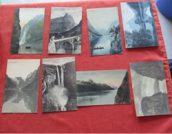 Lot Of 8 Cards.    Norway       Ref 6394 - Norvège