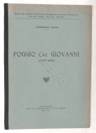 Biografia - L. Mina - Poggio Cav. Giovanni (1830-1910) - Casale Monferrato 1930 - Autres & Non Classés