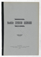 Biografia - Nobile Enrico Asinari - (Alessandria) - 1938 - Other & Unclassified