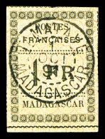 O N°12, 1f Noir Sur Jaune. TTB (signé Brun)  Qualité: Oblitéré  Cote: 440 Euros - Used Stamps
