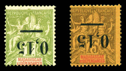 * N°54a/55a, Les 2 Valeurs Surcharges Renversées. TB  Qualité: *  Cote: 230 Euros - Unused Stamps