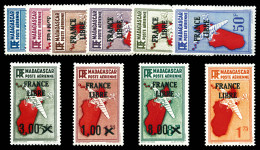 ** N°45/54, Série Complète, Les 10 Valeurs TB  Qualité: **  Cote: 338 Euros - Unused Stamps