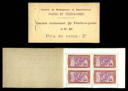 ** N°133-C1, 10c Rose Et Brun Lilas, Carnet De 20 Timbres. TB  Qualité: ** - Unused Stamps