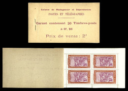 ** N°133-C1, 10c Rose Et Brun Lilas, Carnet De 20 Timbres. TB  Qualité: ** - Nuovi