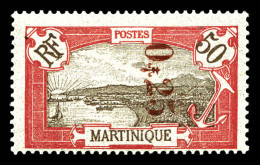 * N°109, 25c Sur 50c Rouge. TB  Qualité: *  Cote: 420 Euros - Unused Stamps