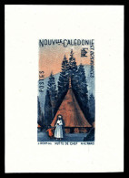 ** N°277, Hutte De Chef, Tirage Spécial Sans Faciale Sur Feuillet Non Dentelé Gommé Sans Faciale (25f.). TTB  Qualité: * - Unused Stamps