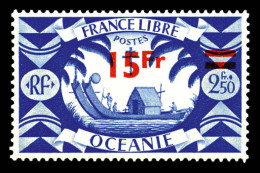 ** N°179, 15f Sur 2f 50: Surcharge Déplacée. TTB  Qualité: ** - Unused Stamps