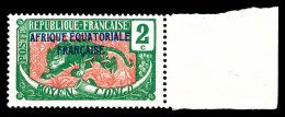 ** N°44a, 2c Vert Et Rose: Sans Surcharge C. TTB (certificat)  Qualité: **  Cote: 330 Euros - Unused Stamps