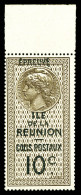 ** Colis-Postaux N°9c, 10c Brun Et Brun-noir Surchargé 'EPREUVE', Bdf. SUP (certificat)  Qualité: **  Cote: 990 Euros - Unused Stamps