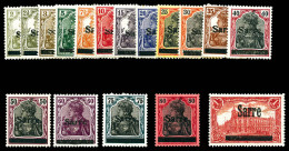 * N°1/17, Série Complète. TB (certificat)  Qualité: *  Cote: 795 Euros - Unused Stamps