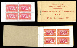 ** Carnets N°57-C1, 10c Marché Indigène, Carnet De 20 Timbres. TTB  Qualité: ** - Nuevos