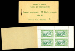 ** Carnets N°73-C1, Carnet De 20 Timbres (N°73) à 2f. TB  Qualité: **  Cote: 200 Euros - Neufs