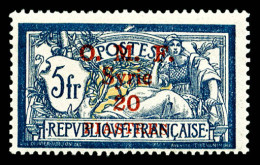 ** N°30, 20 Pi Sur 5 F, Surcharge Carmin, Frais, TTB (certificat)  Qualité: **  Cote: 795 Euros - Unused Stamps