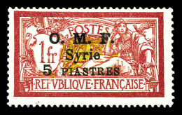 * N°71a, 5 Pi Sur 1f Type II. TB (signé Calves)  Qualité: *  Cote: 310 Euros - Unused Stamps