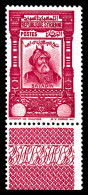 ** N°239a, Saladin, Sans Valeur Dans Le Cartouche (100pi), Bdf. TTB (certificat)  Qualité: **  Cote: 275 Euros - Unused Stamps