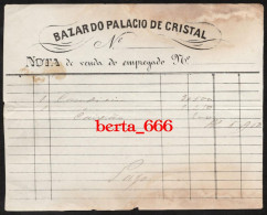 Bazar Do Palácio De Cristal * Porto * 1880 - Portogallo