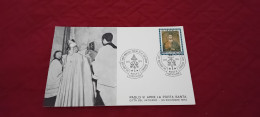 CARTOLINA H.H. POPE PAUL VI APRE LA PORTA SANTA - 1974 - Päpste