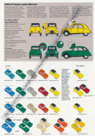 Document Automobile (2014) : 2 CV 4 Et 2 CV SPECIAL Quelles Différences, Nuancier Des Couleurs De 1975 à 1978, Référence - Auto