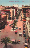 MAROC - Casablanca - Boulevard De La Gare - Colorisé - Vue Sur Une Rue - Carte Postale Ancienne - Casablanca