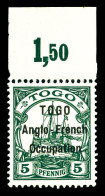 ** N°32, 5 Pfennig, Bdf. SUP (certificat)  Qualité: **  Cote: 600 Euros - Unused Stamps