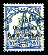 O N°46, 20 Pf Bleu. TTB (signé Brun/certificats)  Qualité: Oblitéré  Cote: 1450 Euros - Used Stamps