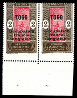 ** N°85b, 2c Brun Et Rosé: Piquage à Cheval Sur Paire Bas De Feuille. TTB (signé Calves)  Qualité: **  Cote: 220 Euros - Unused Stamps