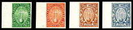 ** N°40/43, Série Année Sainte De 1933 NON DENTELEE, Bord De Feuille. SUP. R.R. (certificat)  Qualité: **  Cote: 7000 Eu - Nuovi