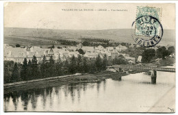 CPA Voyagé 1905 * CHOOZ Vallée De La Meuse Vue Générale ( Pont ) J. Winling Editeur - Autres & Non Classés