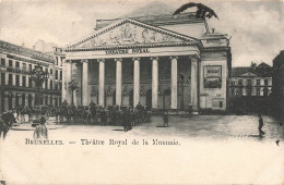 BELGIQUE - Bruxelles - Théâtre Royal De La Monnaie - Vue Générale - Animé - Carte Postale Ancienne - Autres & Non Classés