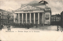 BELGIQUE - Bruxelles - Théâtre Royal De La Monnaie - Vue Générale - Animé - Carte Postale Ancienne - Other & Unclassified