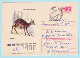 USSR 1975.0825. Siberian Musk Deer. Prestamped Cover, Used - 1970-79