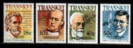 TRANSKEI, 1990,  MNH Stamp(s), Heroes Of Medicine, Nr(s)  250-253 - Transkei