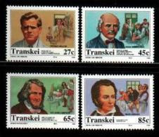 TRANSKEI, 1992,  MNH Stamp(s), Heroes Of Medicine,   Nr(s)  283-286 - Transkei