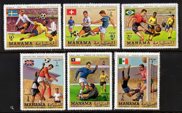 Manama 1970, World Football Cup, 6val - Autres & Non Classés