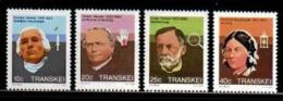 TRANSKEI, 1983,  MNH Stamp(s), Heroes Of Medicine,   Nr(s) 124-127 - Transkei