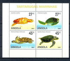 Angola - 2007 - Turtles - Yv Bf 123 - Turtles