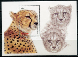 Angola - 2000 - Guepard - Yv Bf 82 - Big Cats (cats Of Prey)