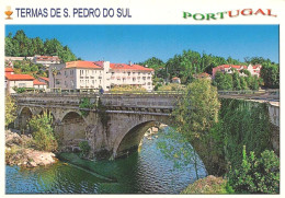 TERMAS SÃO PEDRO DO SUL - Ponte Romana Sobre O Rio Vouga Na Região De LAFÕES  ( 2 Scans ) - Coimbra