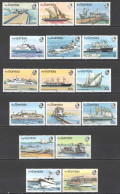 B1412 1983 Gambia Transport Ships & Boats #463-478 Big Set Mnh - Boten